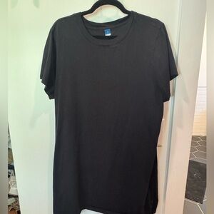 Old Navy Classic Black Tee shirt dress XL